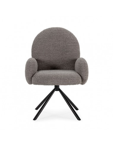 Sillón giratorio DARIO gris claro
