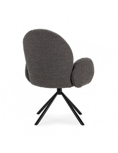 Sillón giratorio DARIO gris oscuro