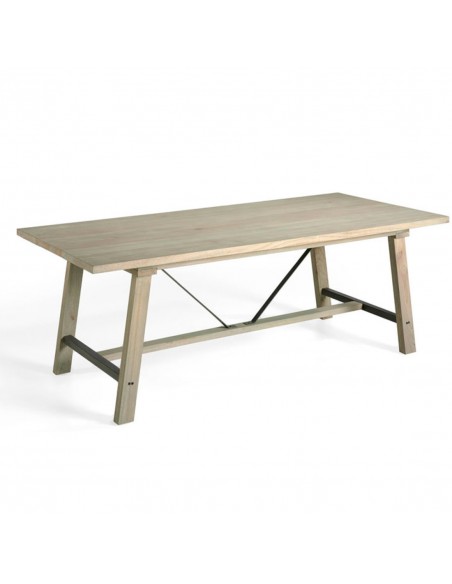 Set YURI mesa comedor + 6 sillones c/cojín