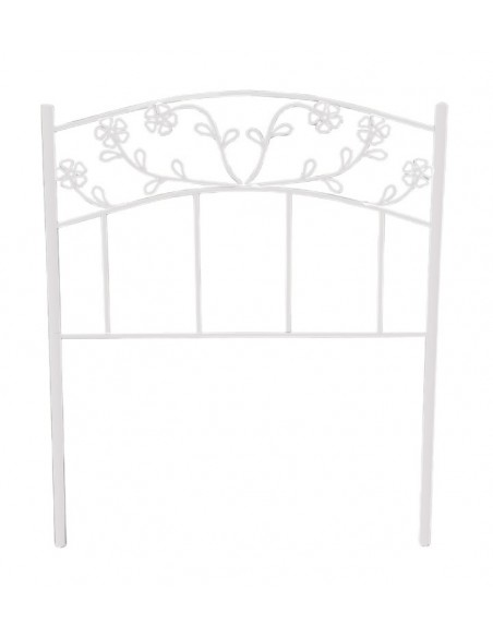 Cabecero FORJA 550 90cm flores blanco