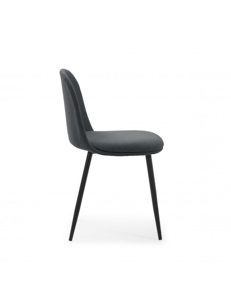 Silla MALILA gris oscuro