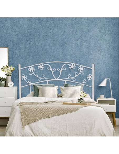 Cabecero FORJA 550 90cm flores blanco