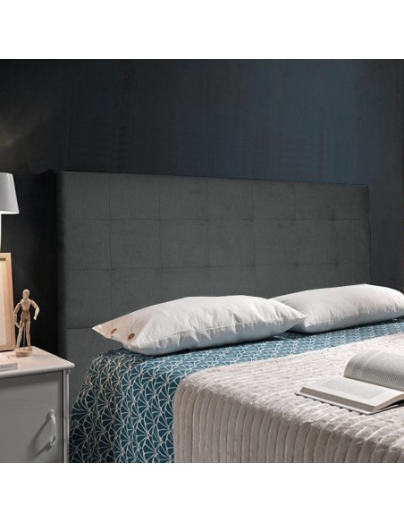 Cabecero VENUS 110x120 gris oscuro