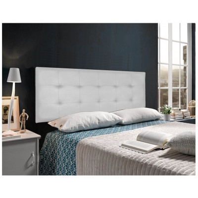 Cabecero VENUS 160x55 en polipiel blanco elegante