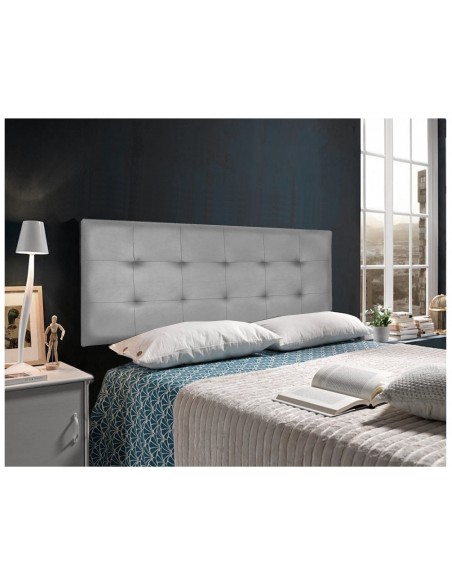 Cabecero VENUS 160x55 polipiel plata