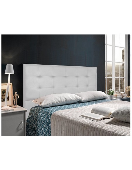 Cabecero VENUS 110x120 polipiel blanco