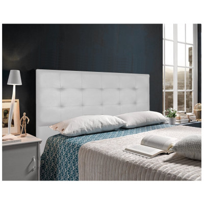 Cabecero VENUS 160x120 Polipiel Blanco - Elegancia Moderna