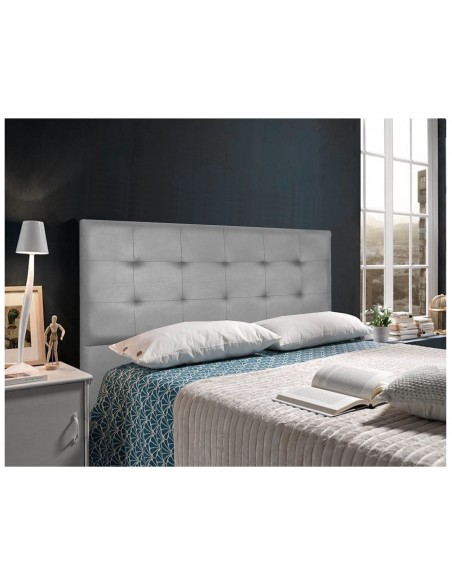 Cabecero VENUS 160x120 polipiel plata
