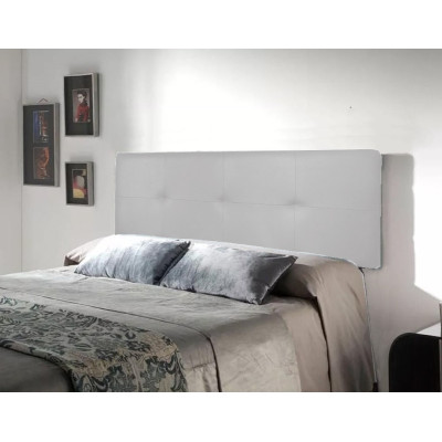 Cabecero COSTA 110 en polipiel blanco - Elegancia moderna