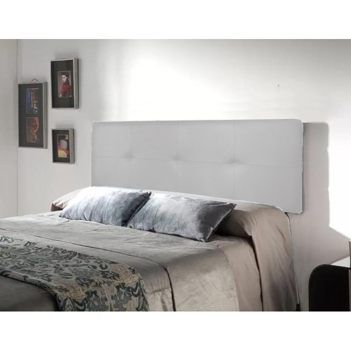 Cabecero COSTA 110 en polipiel blanco - Elegancia moderna