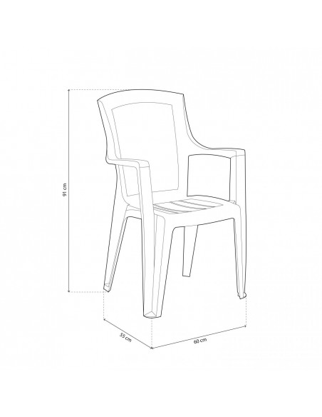 Silla PACIFIC blanca