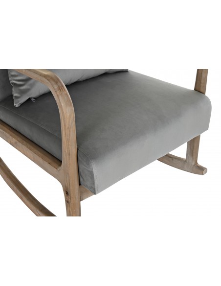 Mecedora RUBBERWOOD gris