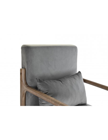 Mecedora RUBBERWOOD gris