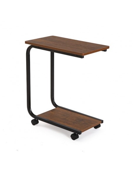 Mesa AUXILIAR negra con rueda