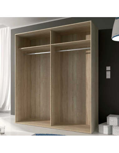 Armario 2p LARA 180cm grafito