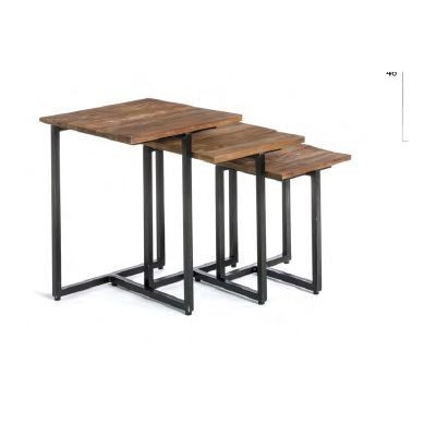Set 3 mesas nido HOME - Diseño versátil y contemporáneo