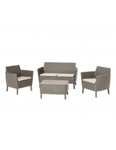 Set SALEMO 2 sillones + sofá + mesa capuc 2