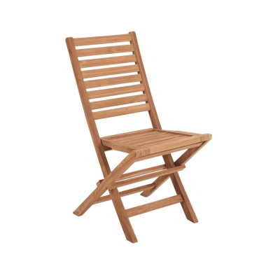 Silla NEVILLE plegable de teca - Elegancia y funcionalidad