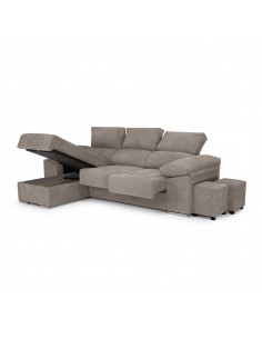 Chaise longue deslizante IRIS café reversible 2