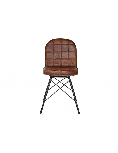 Silla 156 piel marrón