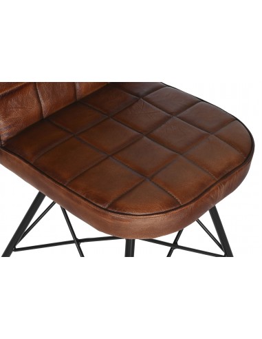 Silla 156 piel marrón