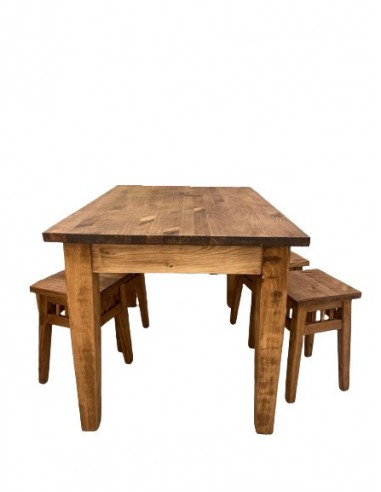 Conjunto CAMPO mesa + 4 taburetes