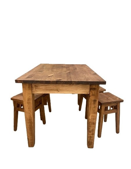 Conjunto CAMPO mesa + 4 taburetes