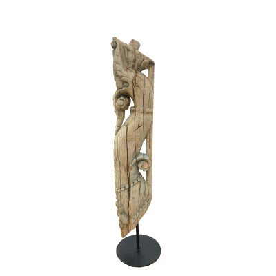 Escultura Madera Única - Toque Exclusivo para Decoración