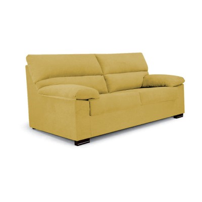 Sofá 3 Plazas LANDY Amarillo - Comodidad y Estilo