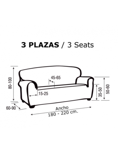 Funda sofá 3 plazas POCKET