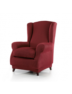 Funda sofá 1 plaza OREJERO - Burdeos