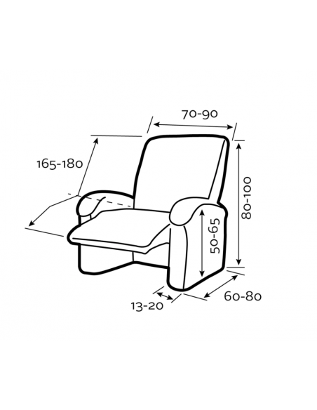 Funda sofá 1 plaza RELAX