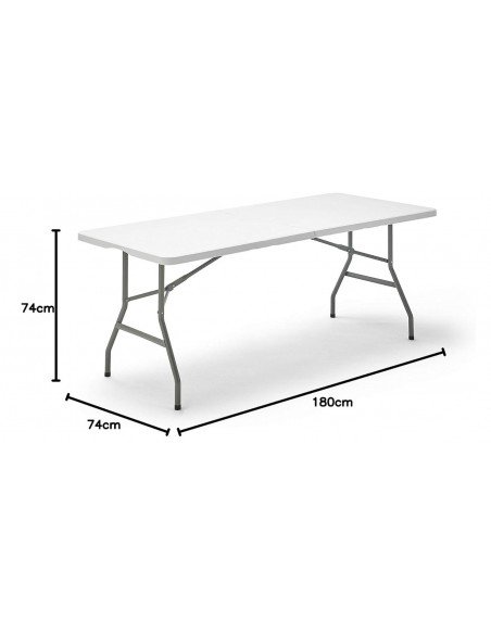 Mesa RECTANGULAR plegable 180