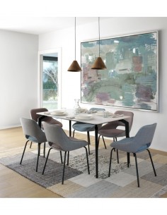 MESA CERAMICA blanca 140