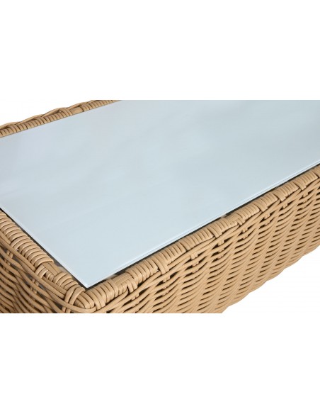 Set sofá + 2 sillones + mesa POLI