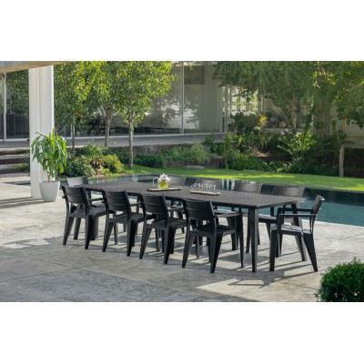 Mesa doble JULIE - Ideal para reuniones al aire libre