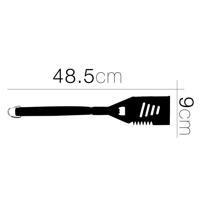 Espátula BBQ - Materiales Duraderos y Diseño Ergonómico