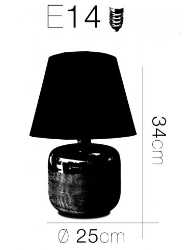 Lámpara PANTALLA gris