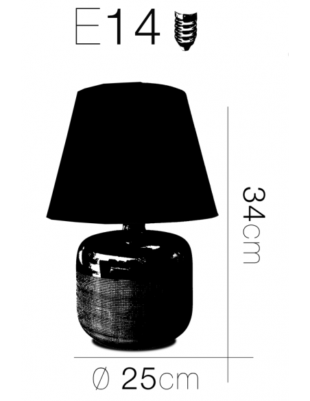 Lámpara PANTALLA gris