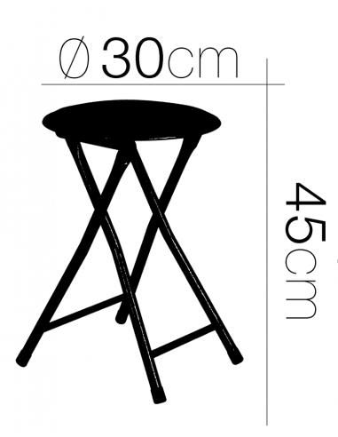 Taburete pleg. 722