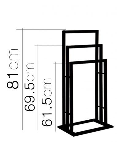 Toallero BAMBU triple