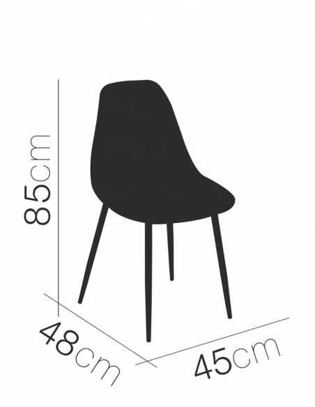 Silla 039 negra
