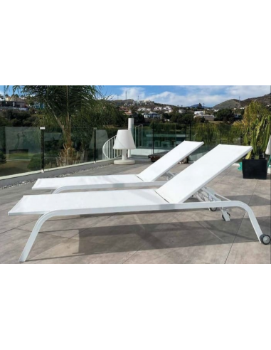 Tumbona MARBELLA blanco