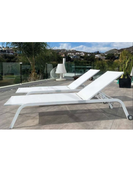 Tumbona MARBELLA blanco