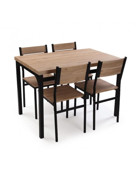 Mesa + 4 sillas 125