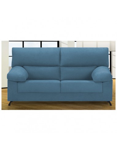 Sofá 3 plazas LANDY velvet azul