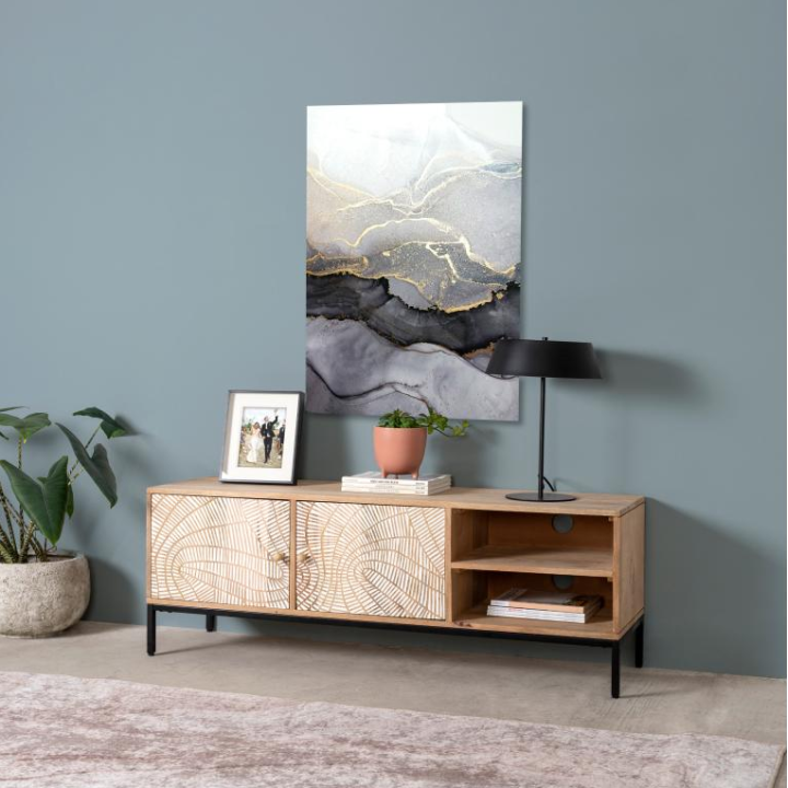 Mueble TV MANGO 140cm - Diseño moderno y resistente