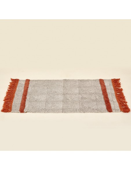 Alfombra 60x90 TERRACOTA individual