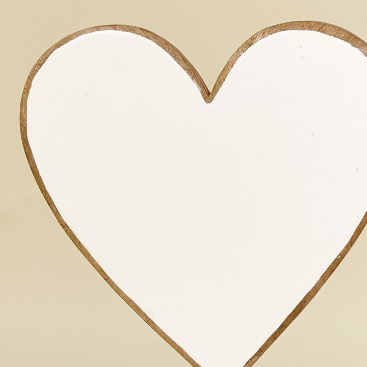 Peana CORAZON blanca