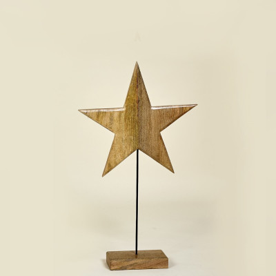 Peana ESTRELLA 71cm madera